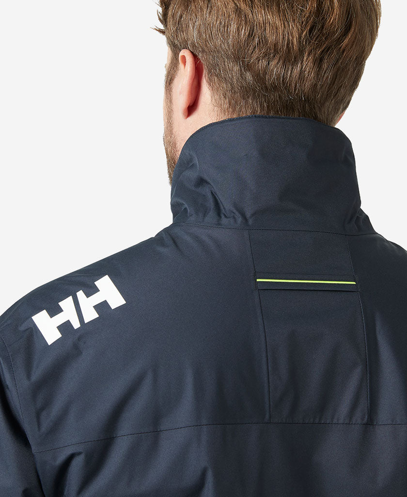 crew hooded pile jacket