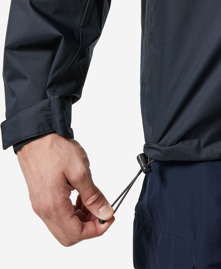 crew hooded pile jacket