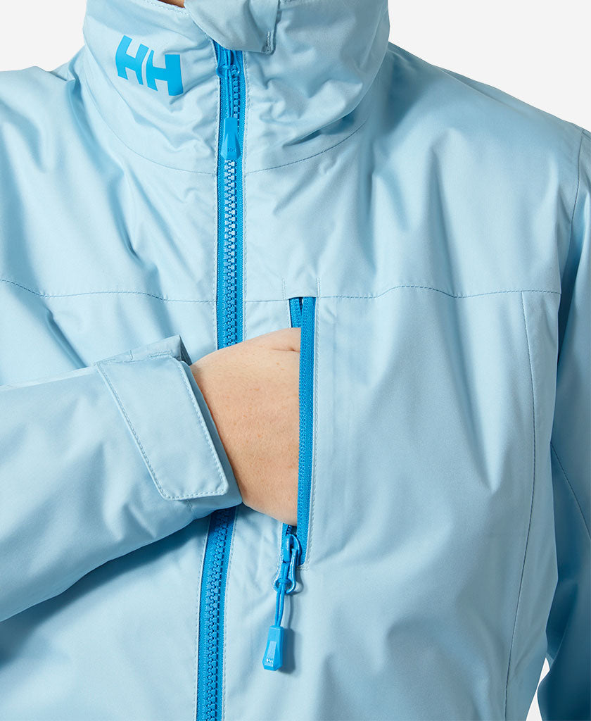 w crew hooded pile jacket