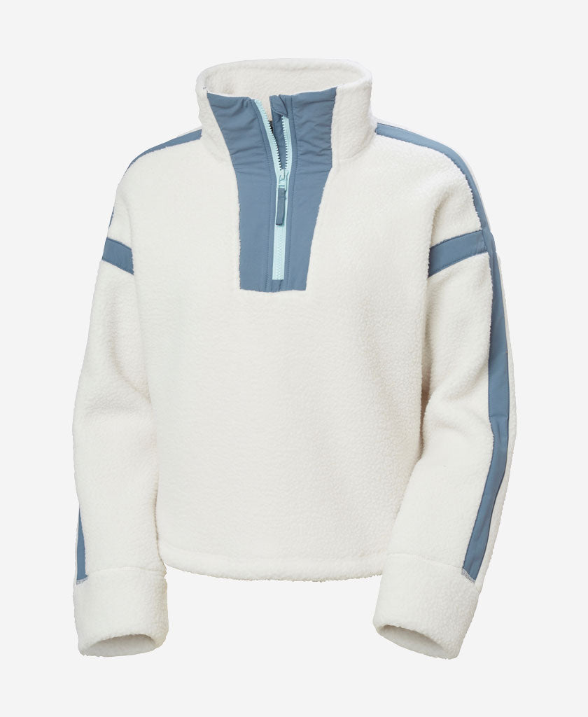 w imperial pile zip pullover